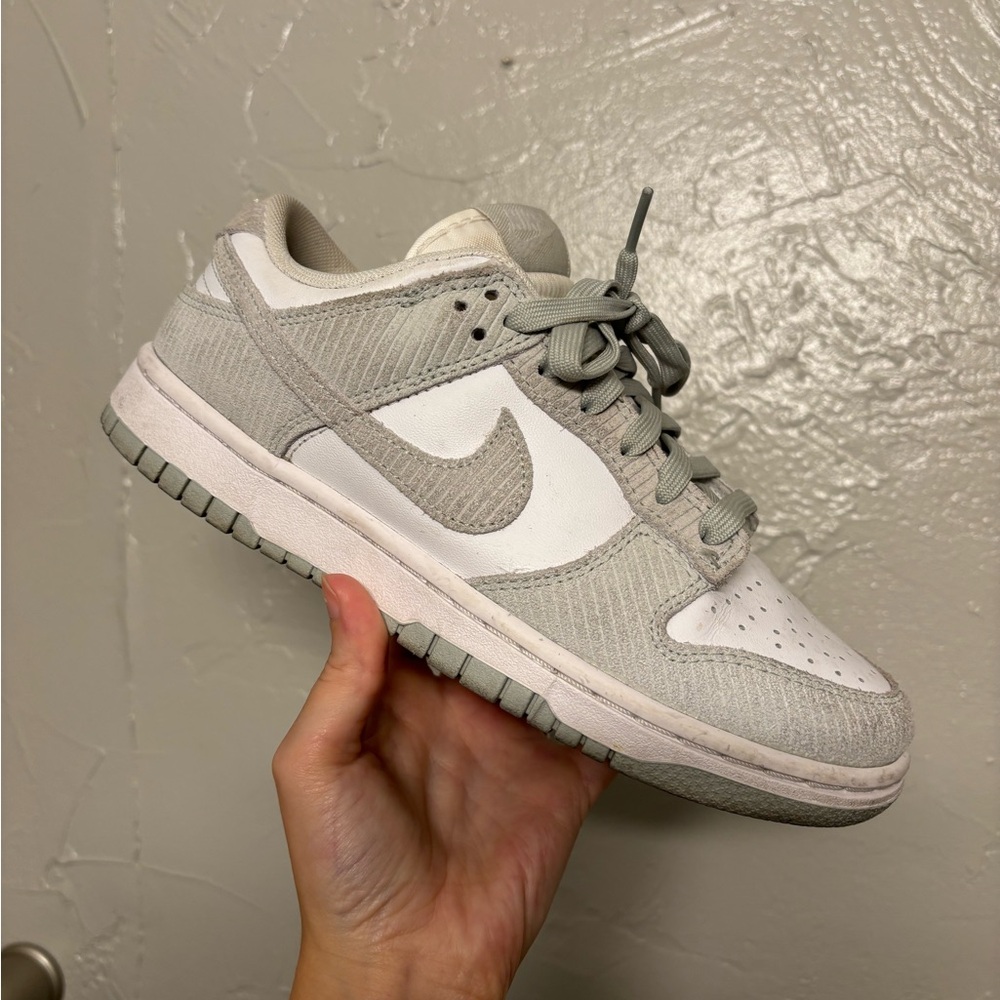 Nike Dunk Low Light Gray and White Women’s